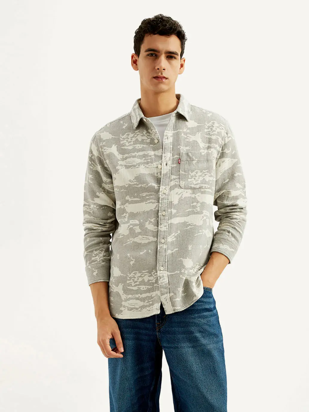 Men's Camo Slim Fit Shirt 1