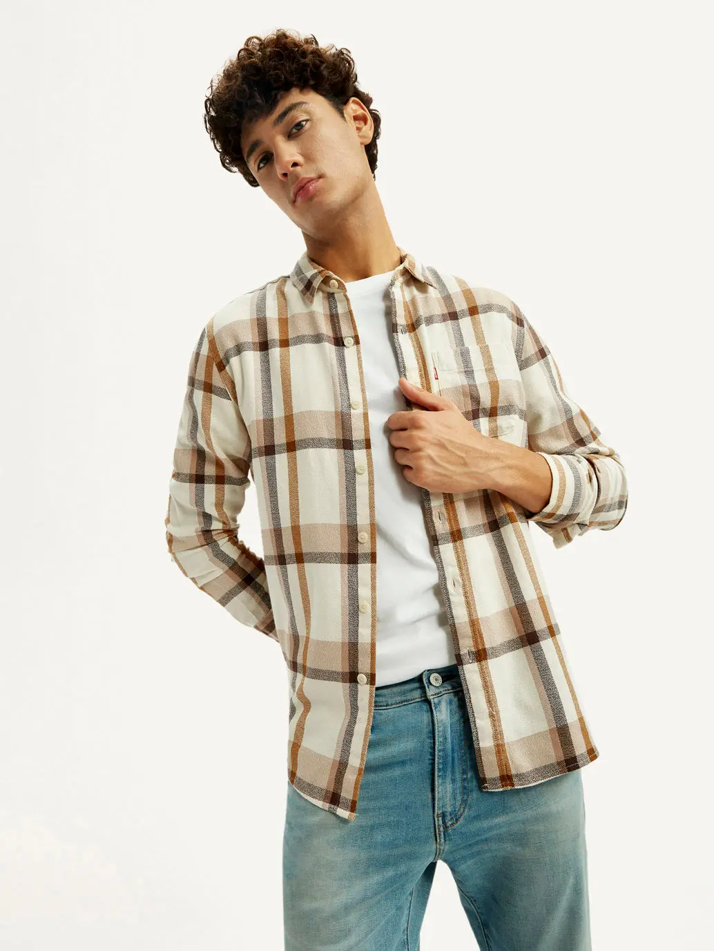 Men's Checkered Multi Color Slim Fit Shirt 1