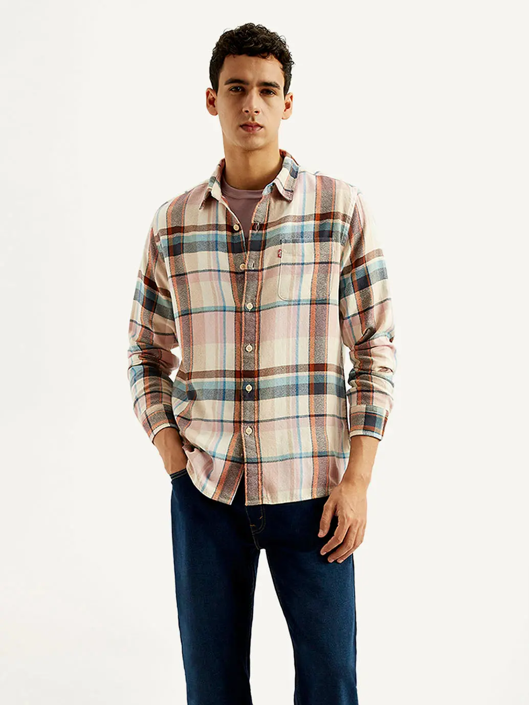 Men's Checkered Slim Fit Shirt 2