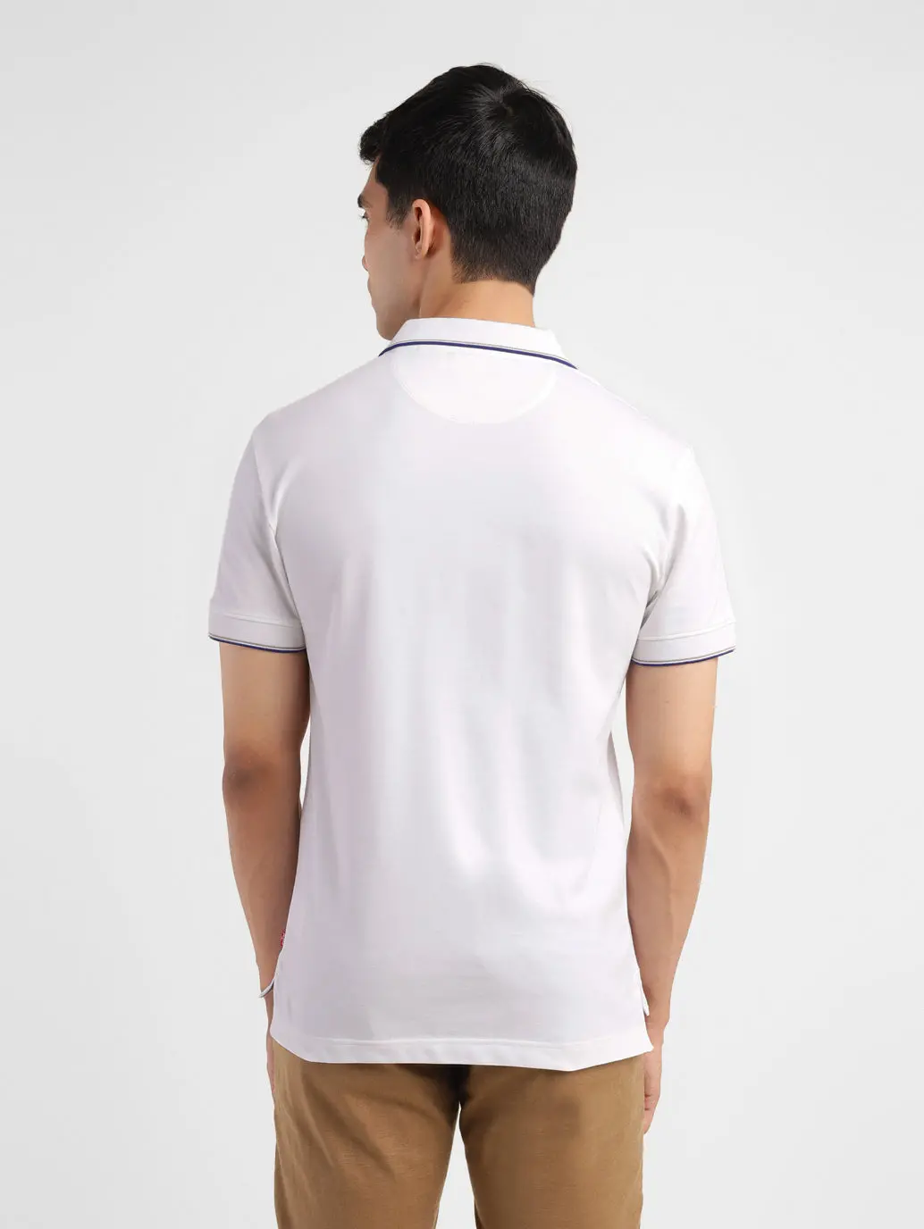 Men's Solid Slim Fit Polo T-Shirt 5