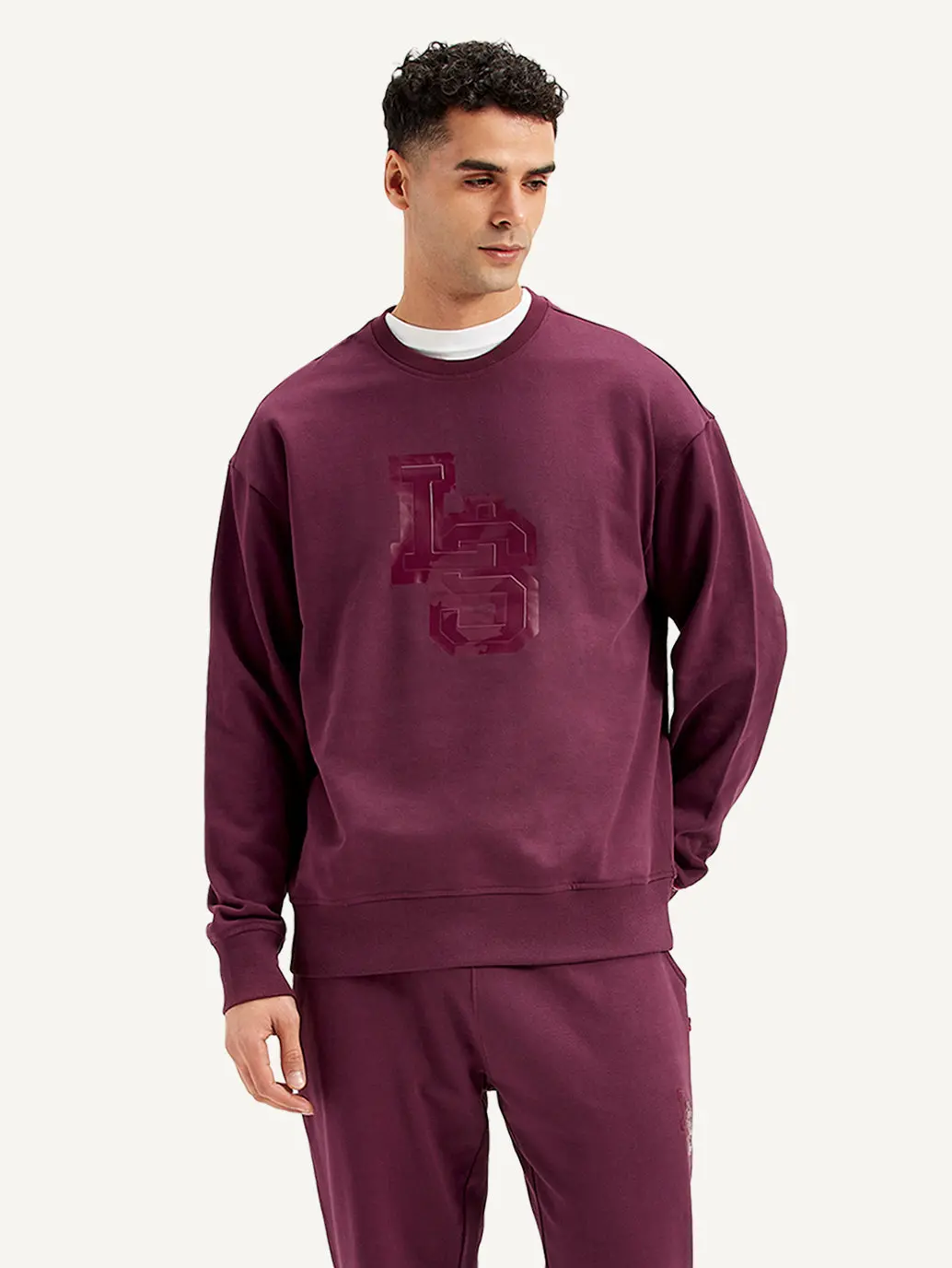 Men's Brand Logo Crew Neck Sweatshirt 3