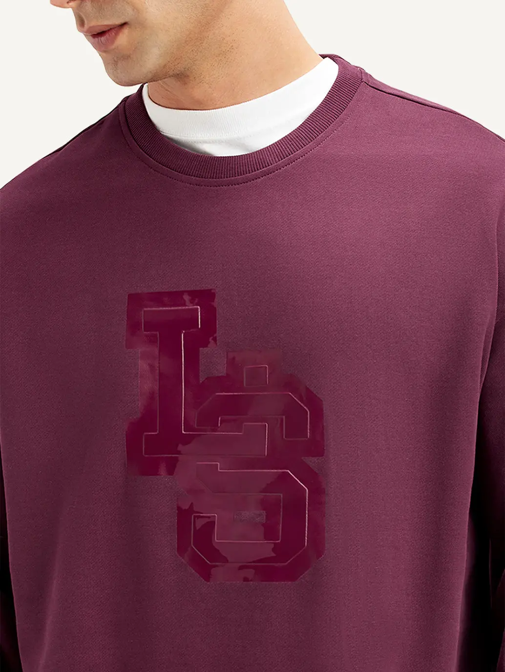 Men's Brand Logo Crew Neck Sweatshirt 5