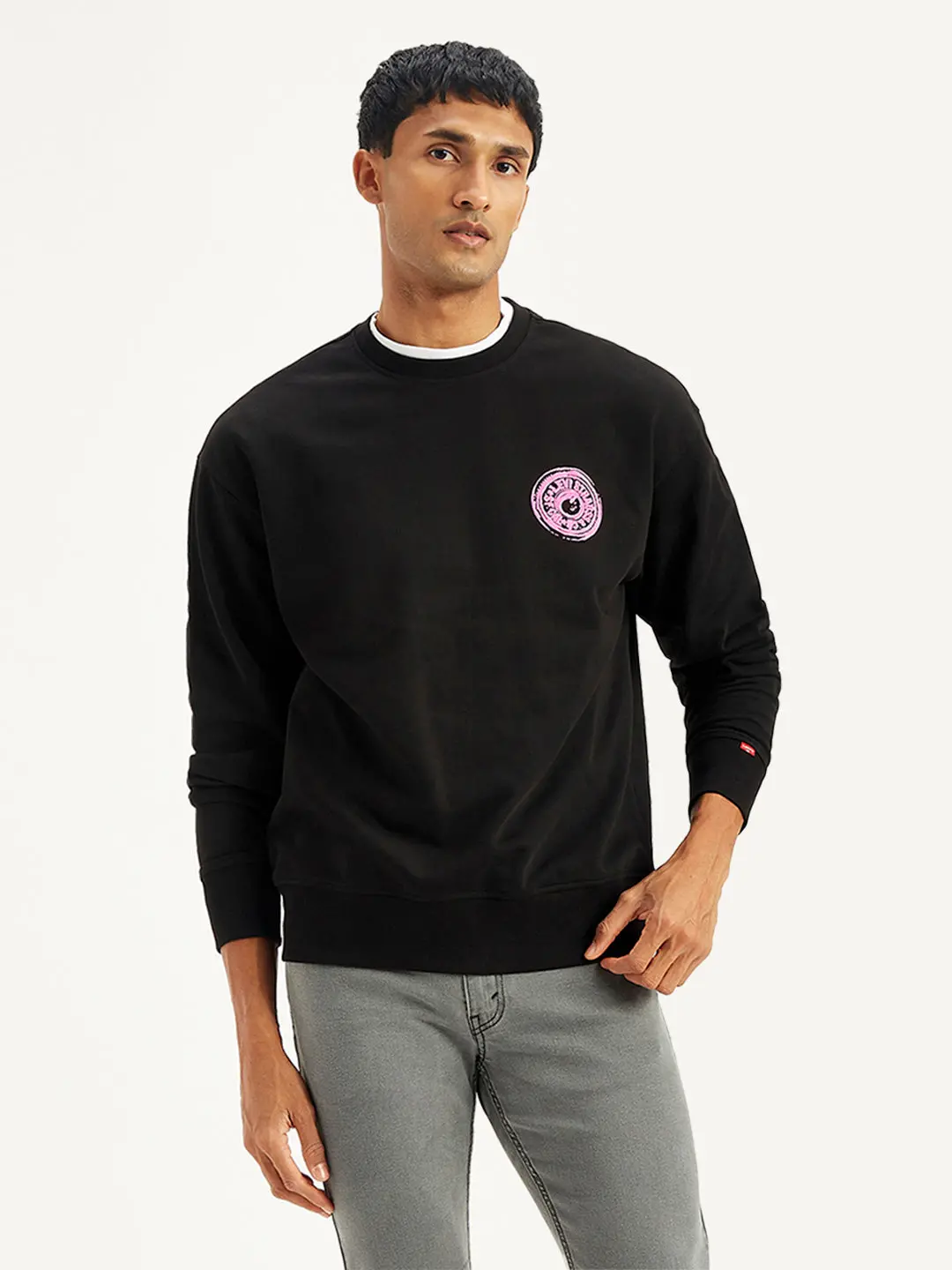 Men's Graphic Print Relaxed Fit Sweatshirt 2