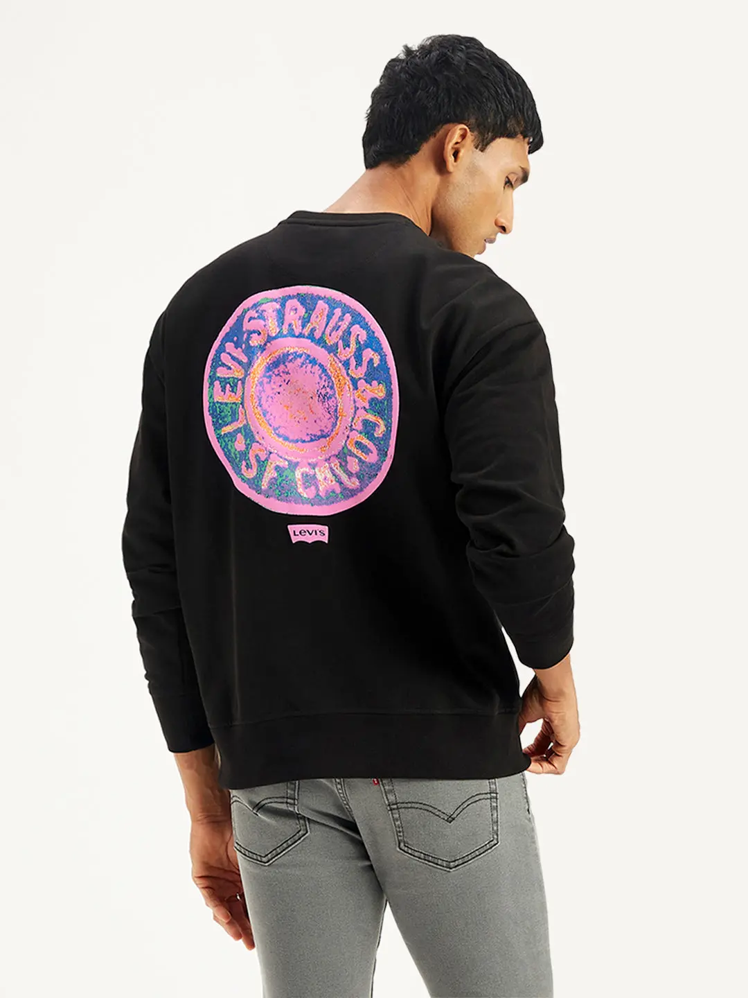 Men's Graphic Print Relaxed Fit Sweatshirt 3