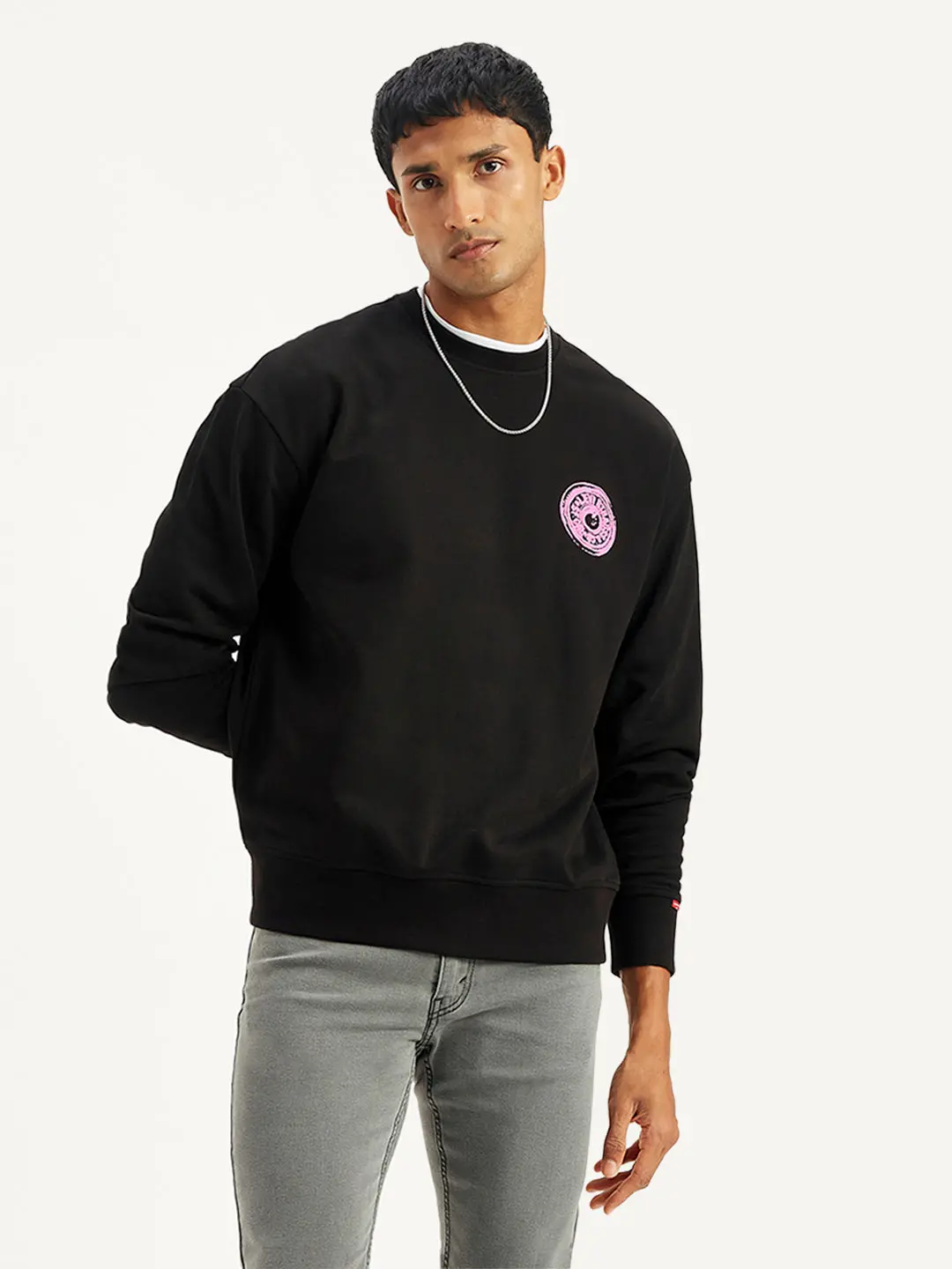 Men's Graphic Print Relaxed Fit Sweatshirt 1