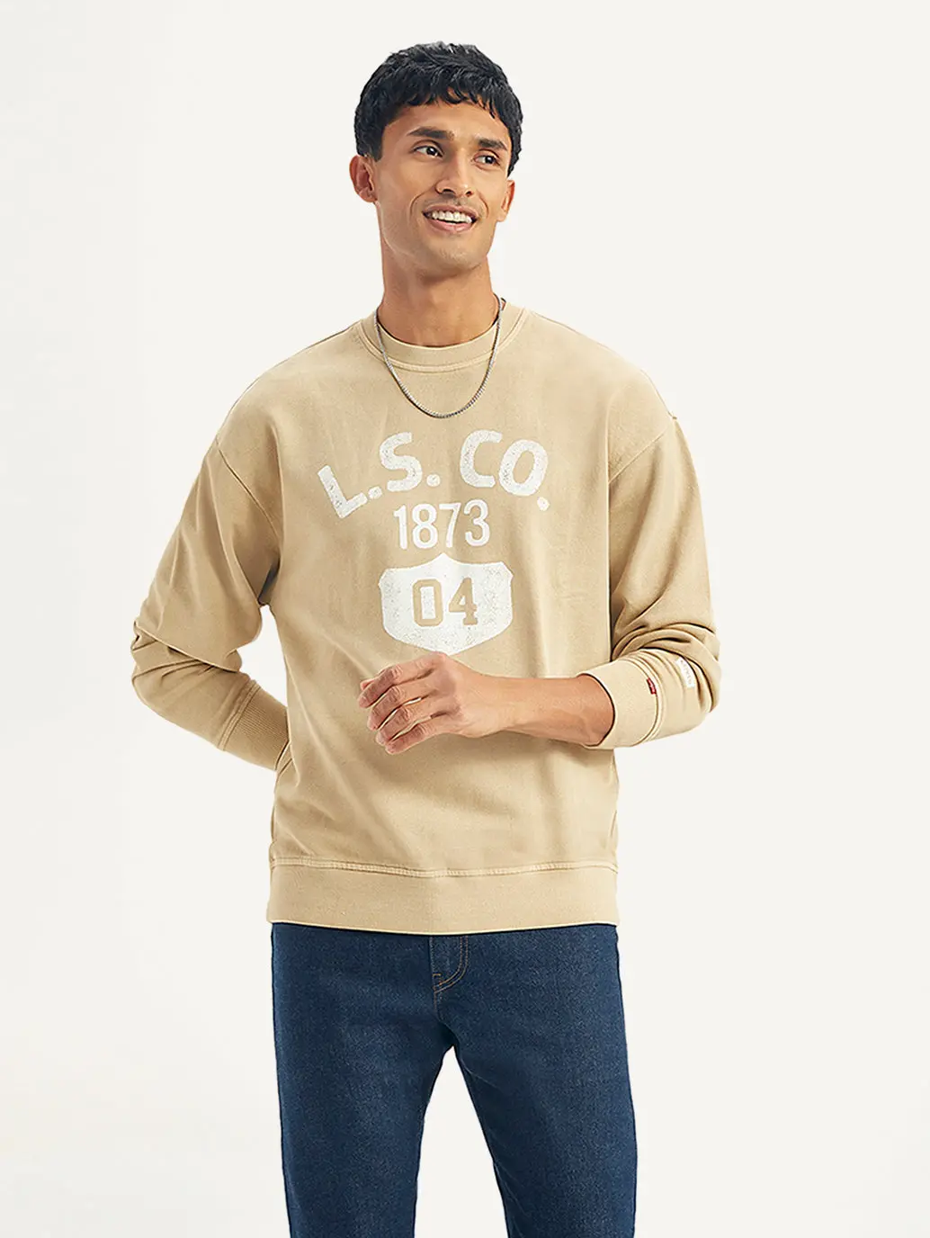 Men's Graphic Print Relaxed Fit Sweatshirt 1