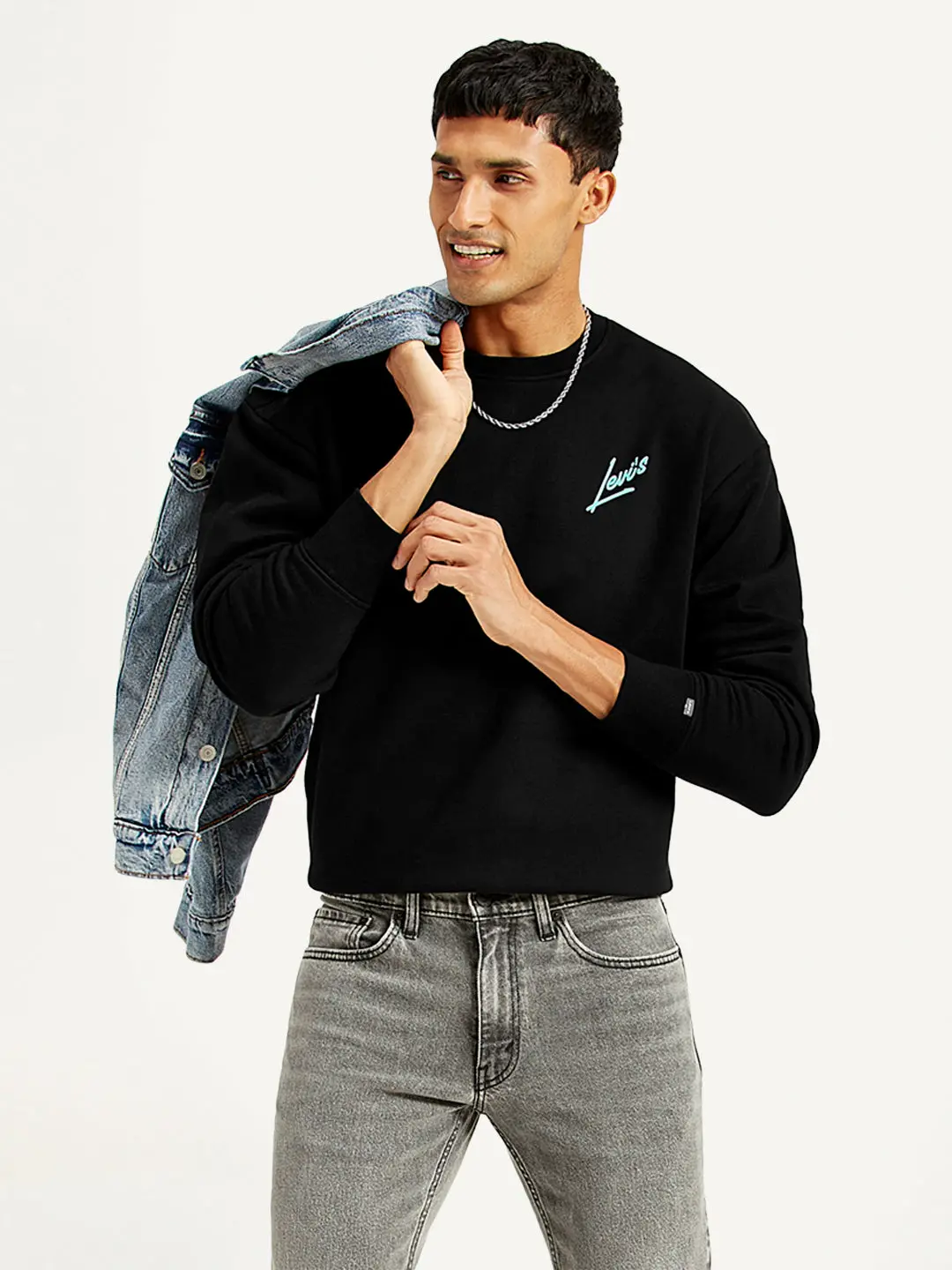 Men's Graphic Print Relaxed Fit Sweatshirt 1