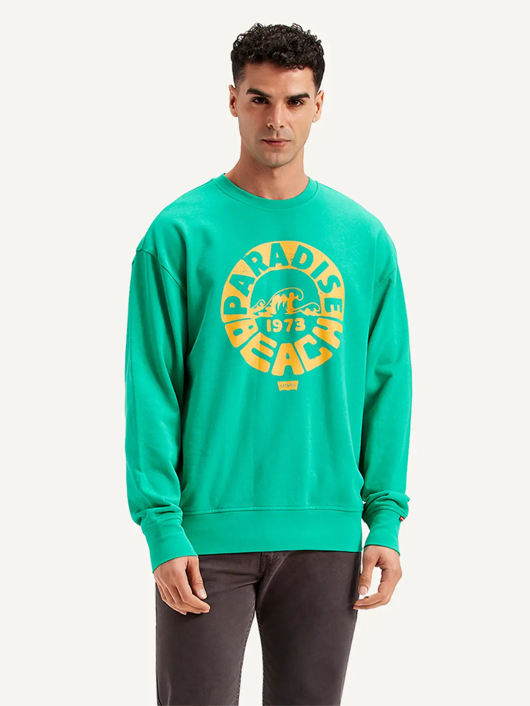 Men's Graphic Print Regular Fit Sweatshirt 1