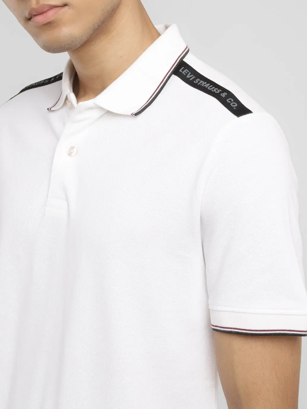 Men's Solid Slim Fit Polo T-Shirt 4