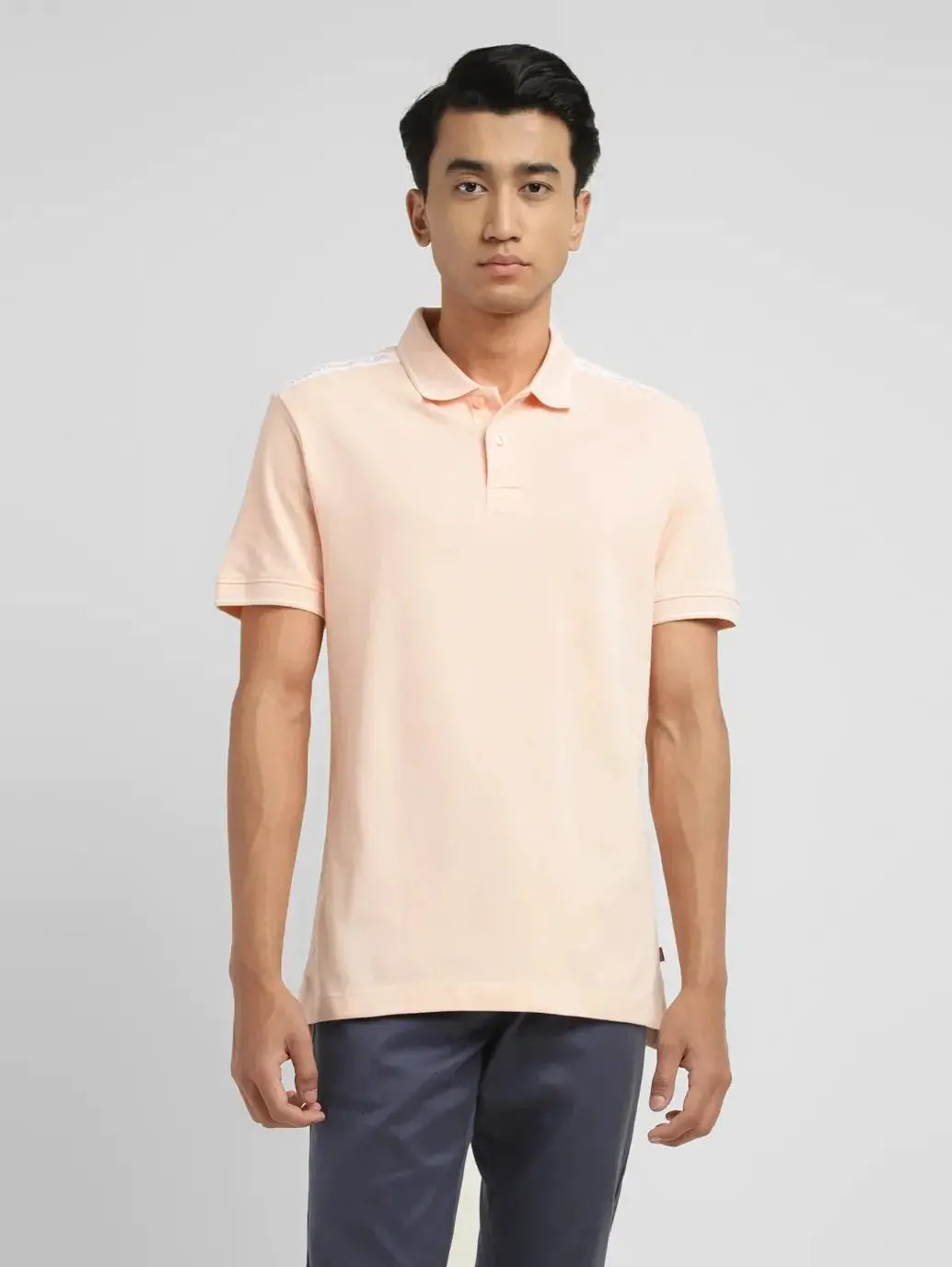 Men's Solid Slim Fit Polo T-Shirt 2