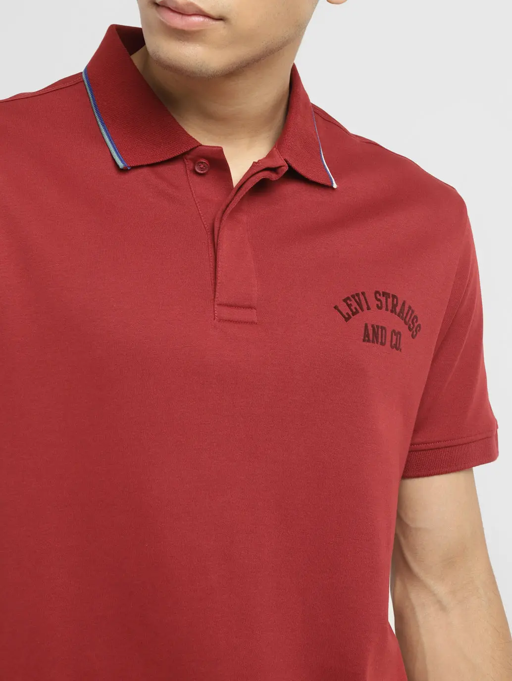 Men's Solid Slim Fit Polo T-Shirt 4