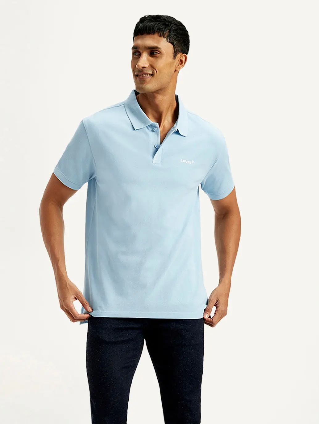 Men's Solid Slim Fit Polo T-Shirt 1