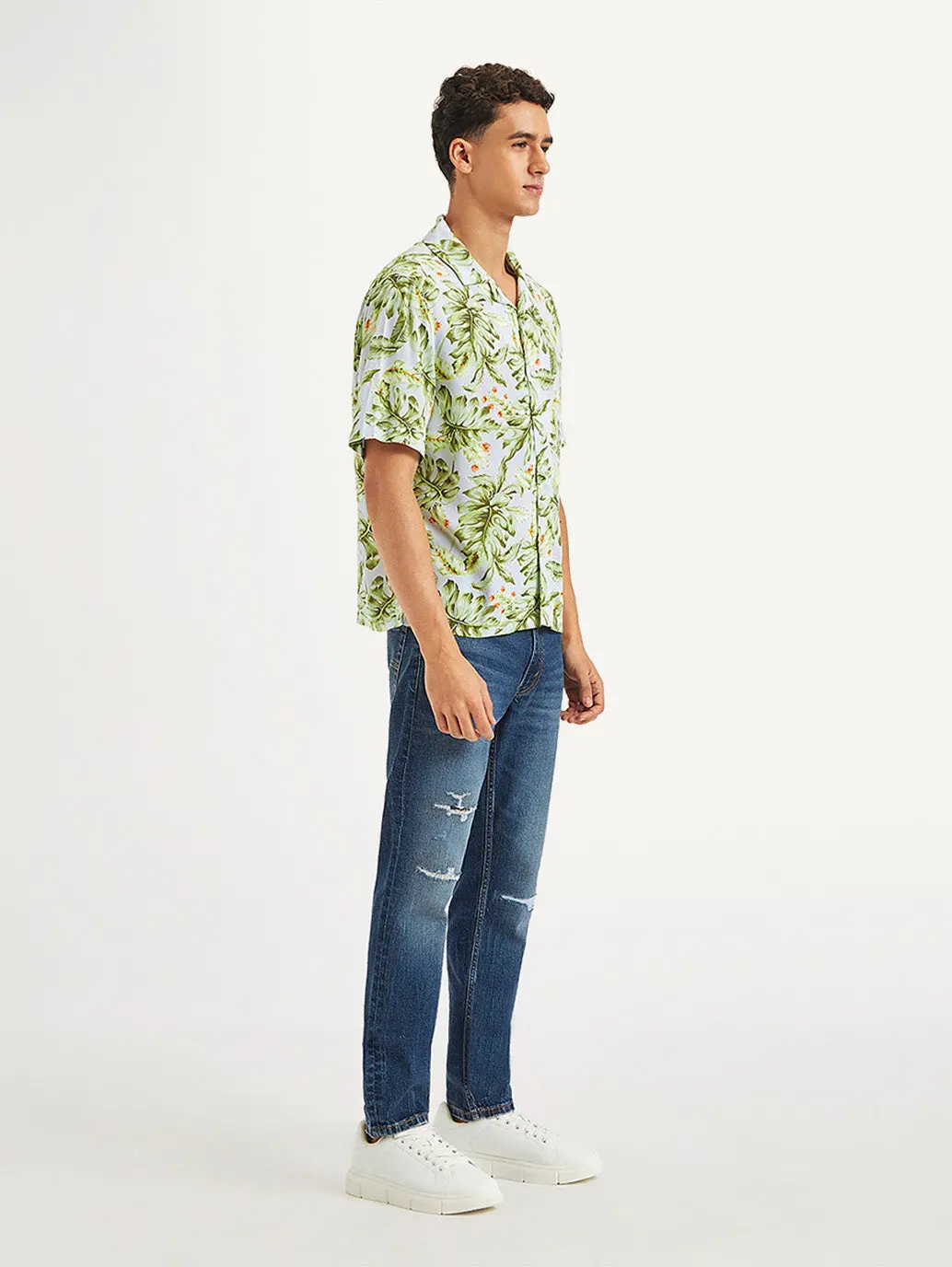 Men's Tropical Regular Fit Camp Shirt 3