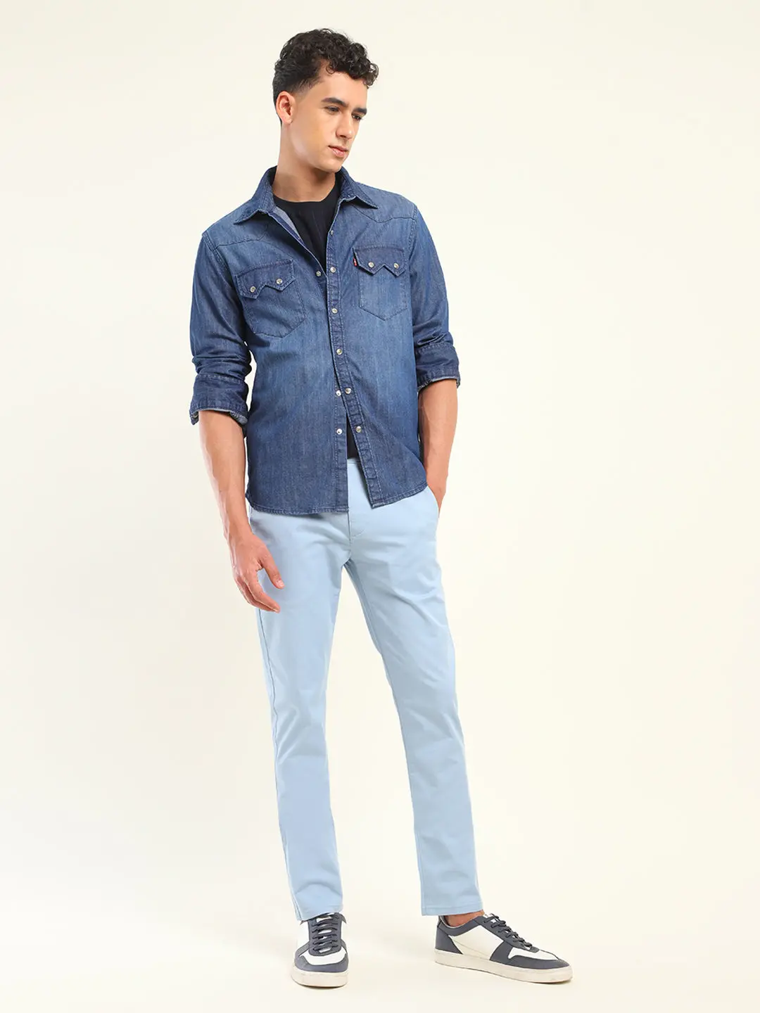 Men's 511 Slim Fit Blue Chinos 1