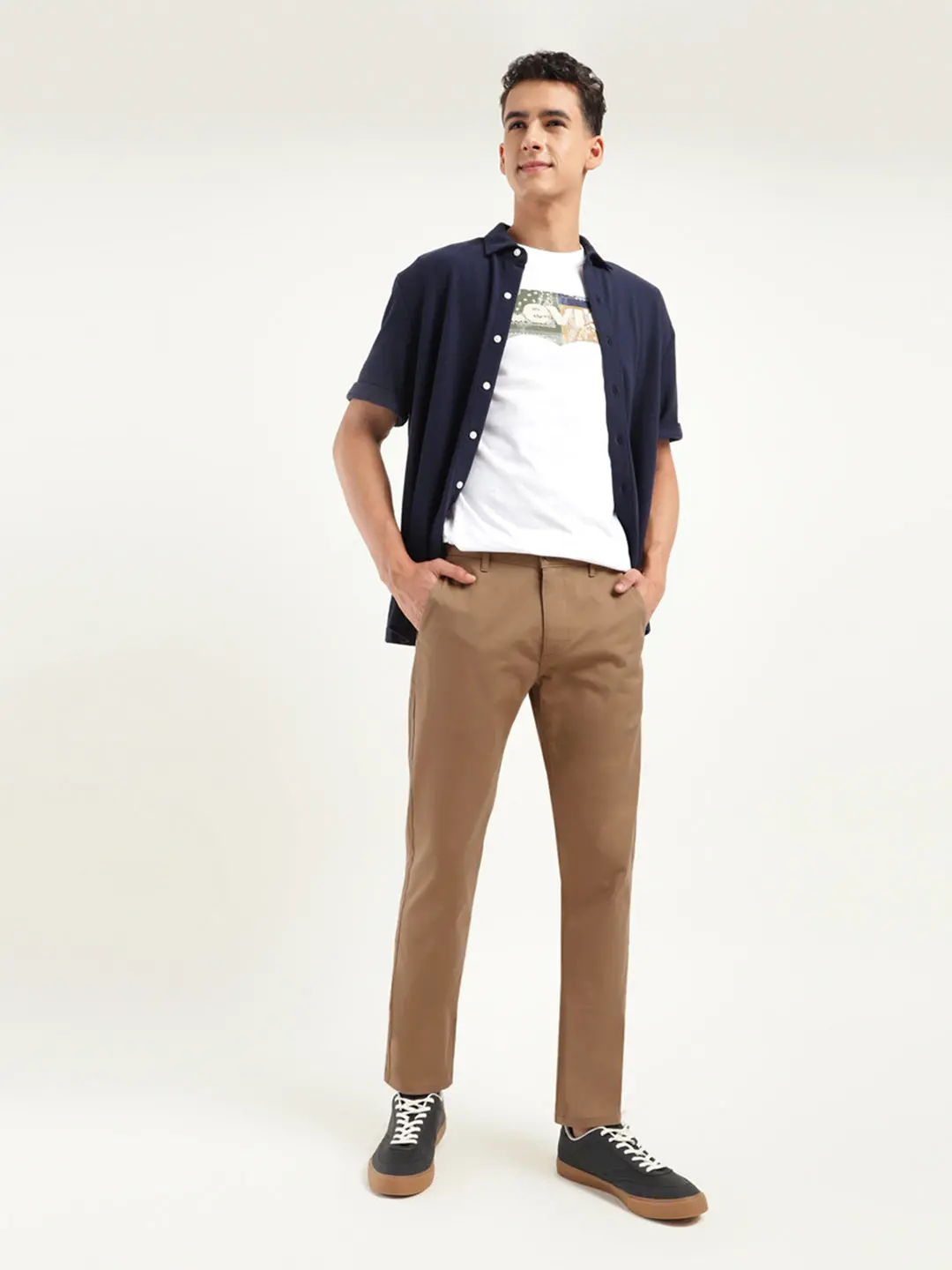 Men's 511 Slim Fit Brown Chinos 1