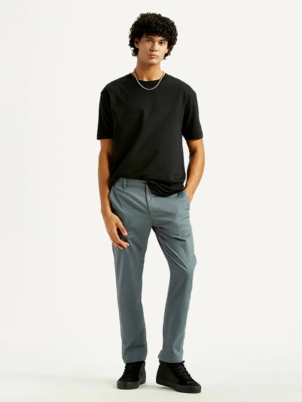 Men's 511 Teal Green Slim Fit Mid Rise Chinos 1