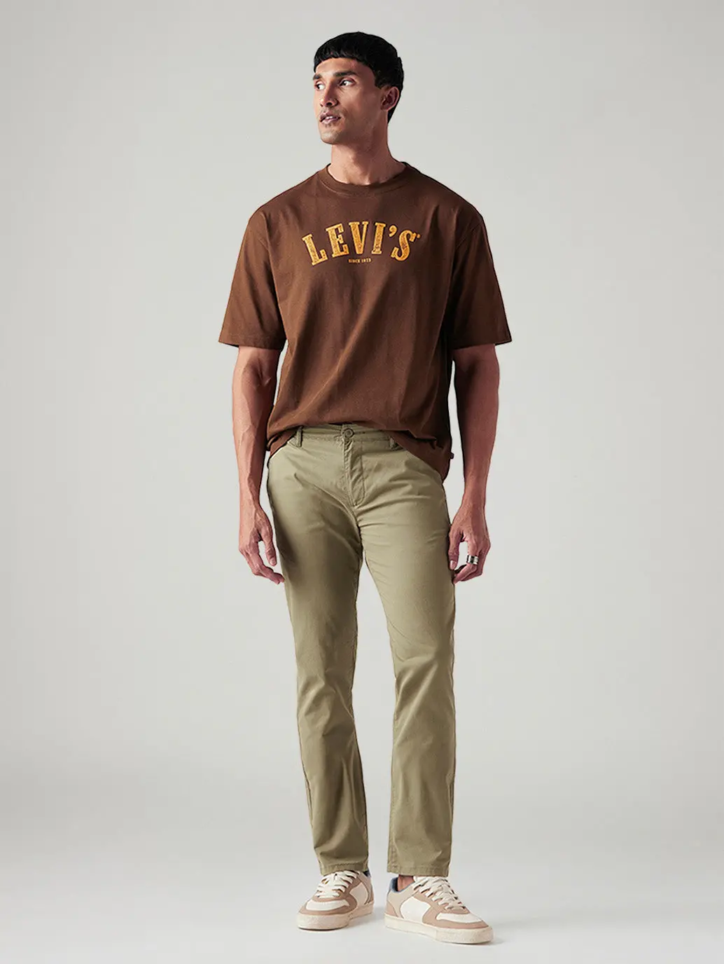 Men's 511 Khaki Slim Fit Mid Rise Chinos 1