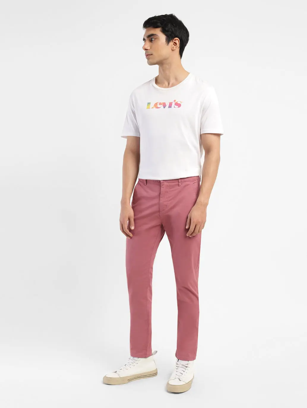 Men's 512 Pink Slim Tapered Fit Chinos 1