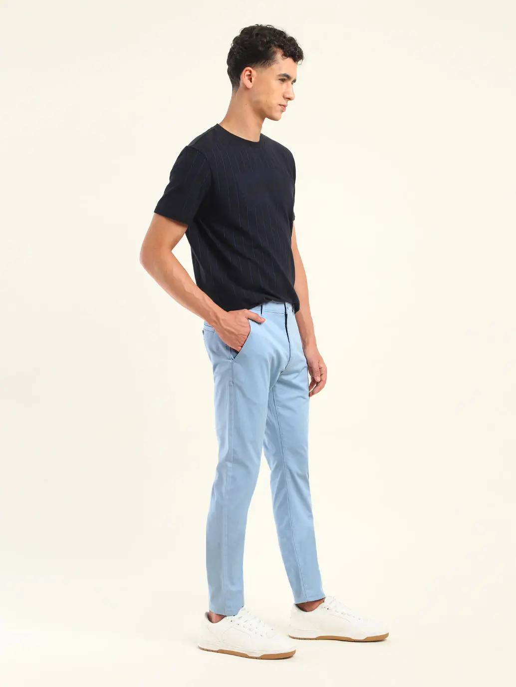 Men's 512 Slim Tapered Fit Blue Chinos 7