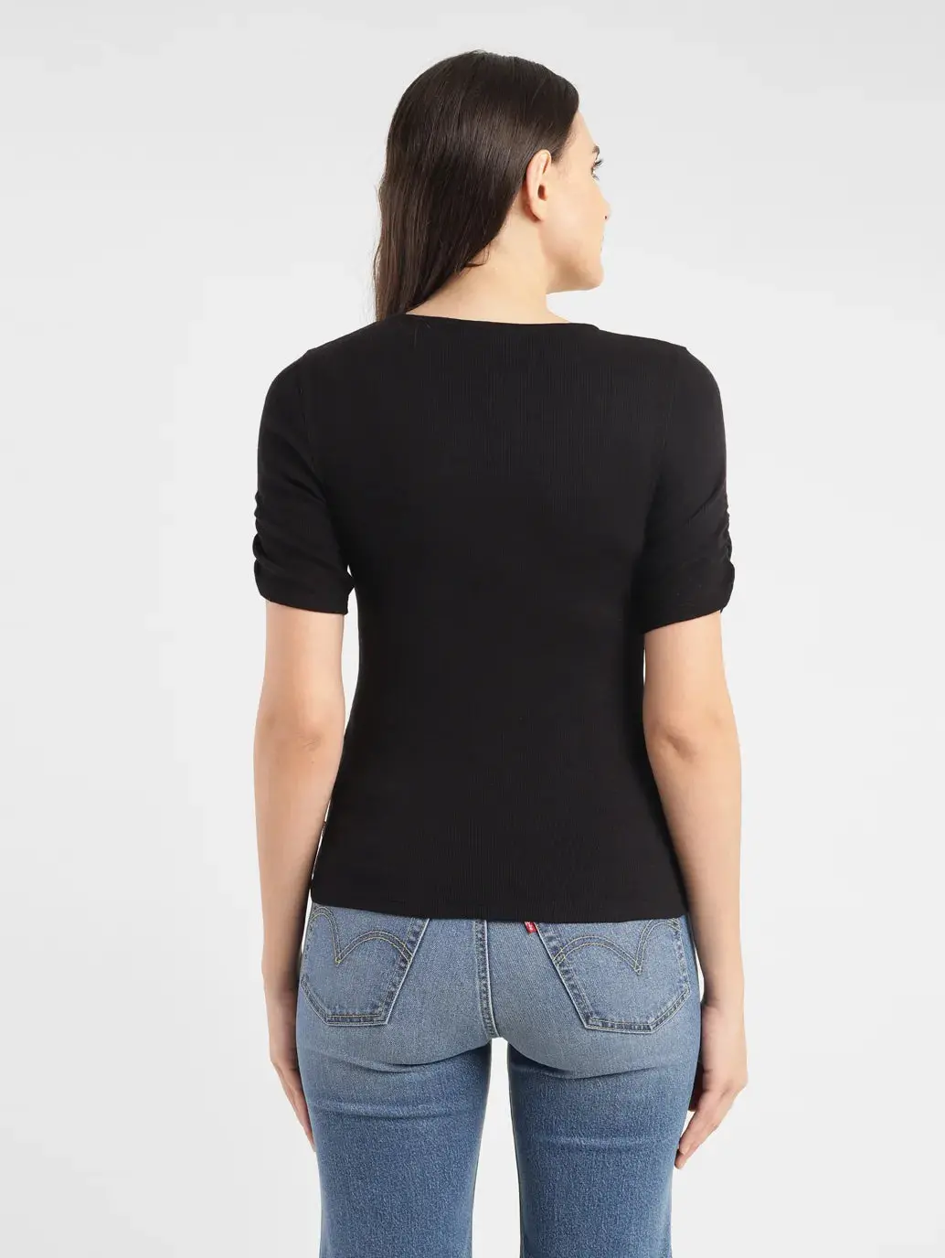 Women's Solid Scoop Neck T-Shirt 3