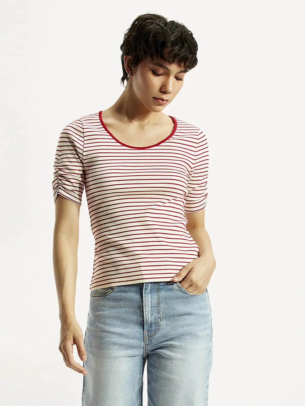 Women's Striped Slim Fit T-Shirt 1