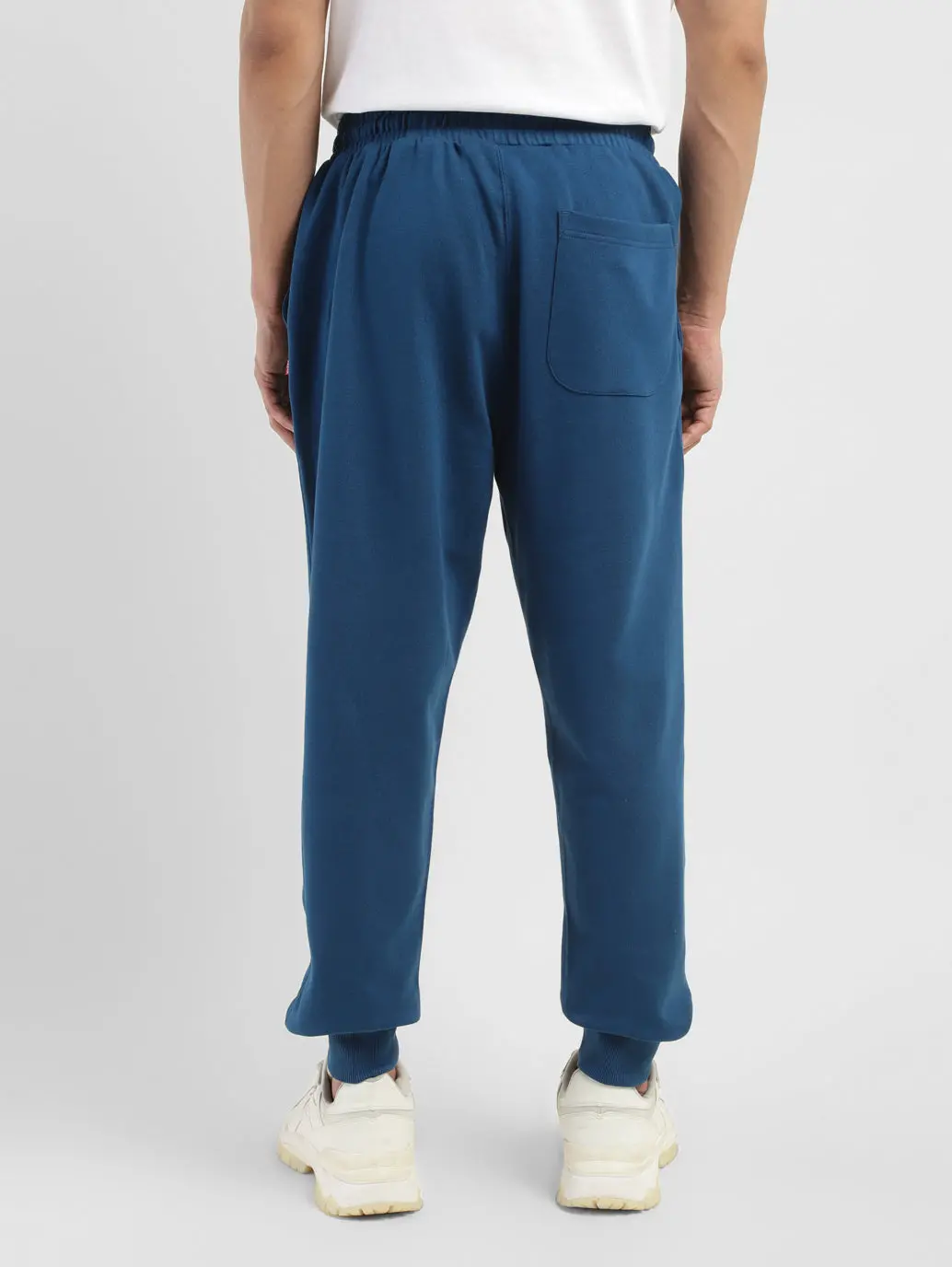 Men's Blue Regular Fit Joggers 3