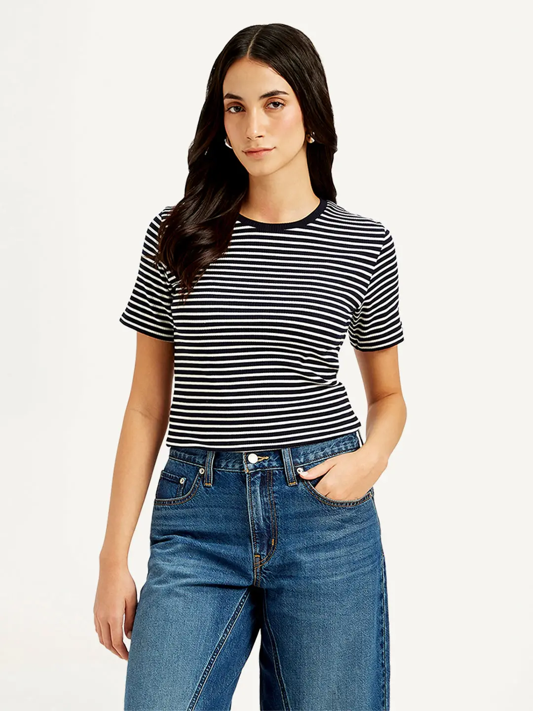 Women's Striped Slim Fit T-Shirt 1