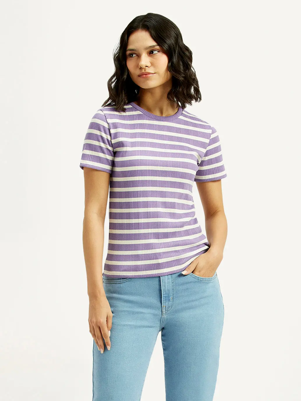 Women's Striped Slim Fit T-Shirt 1