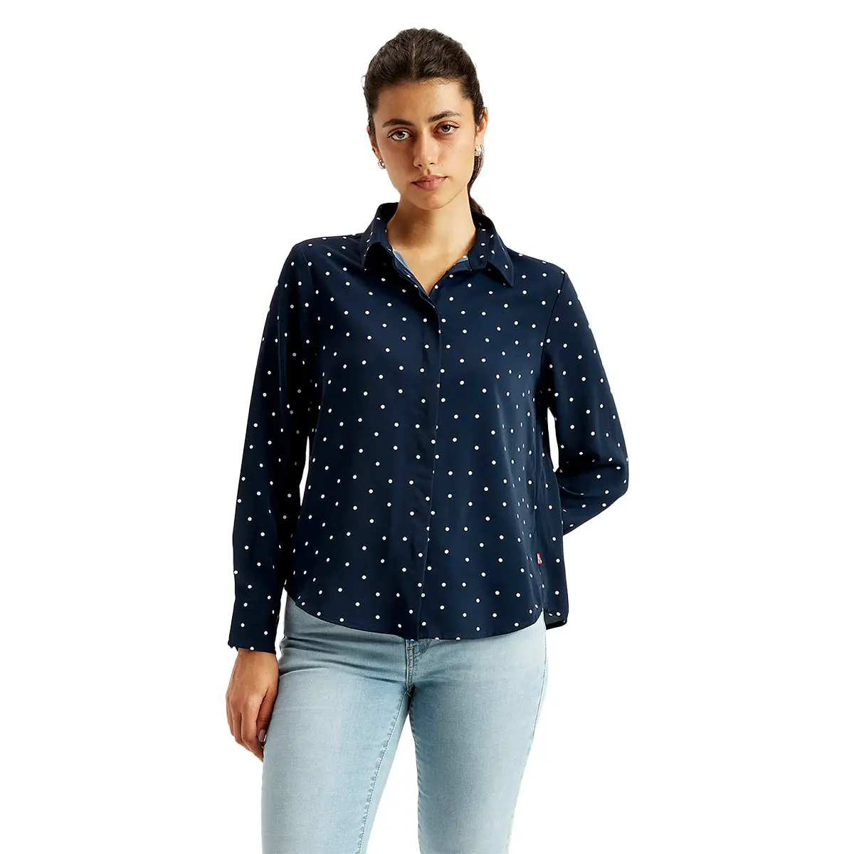 Women's Polka Dot Regular Fit Shirt 1