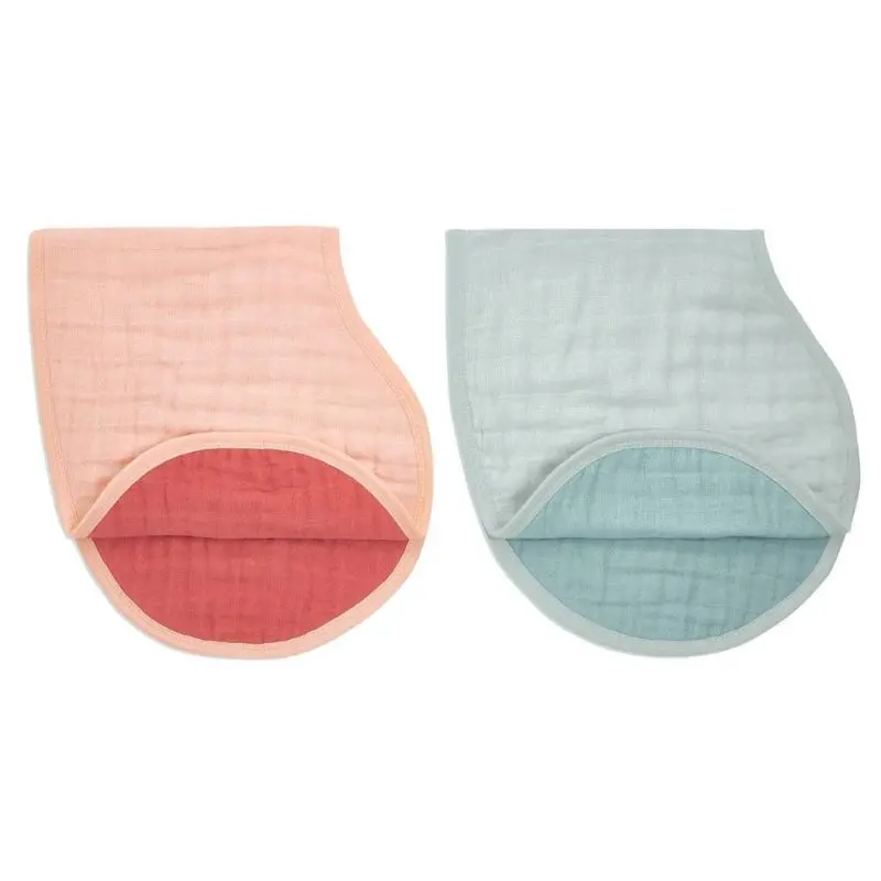Organic Cotton Burpy Bibs - 2 Pack 1