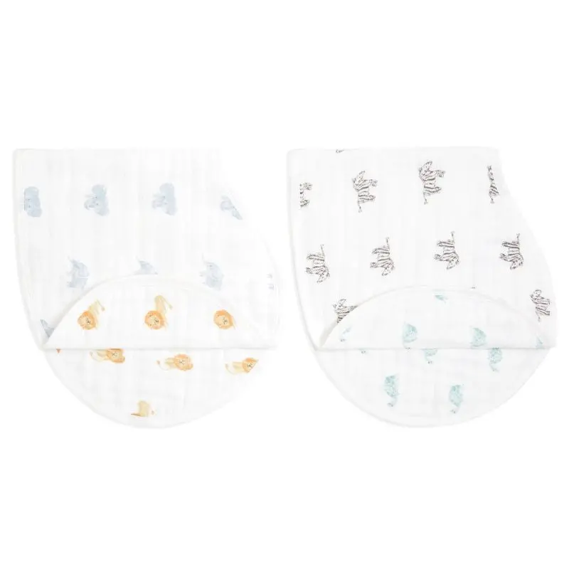 Organic Cotton Burpy Bibs - 2 Pack 4