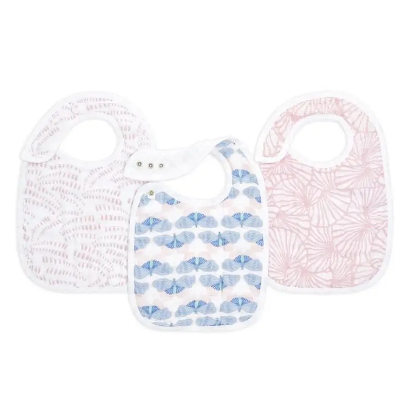 Snap Drool Bibs - 3 Pack 1