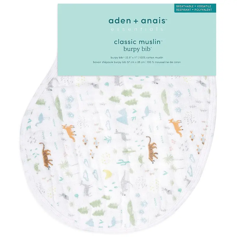 Cotton Muslin Burpy Bib 1