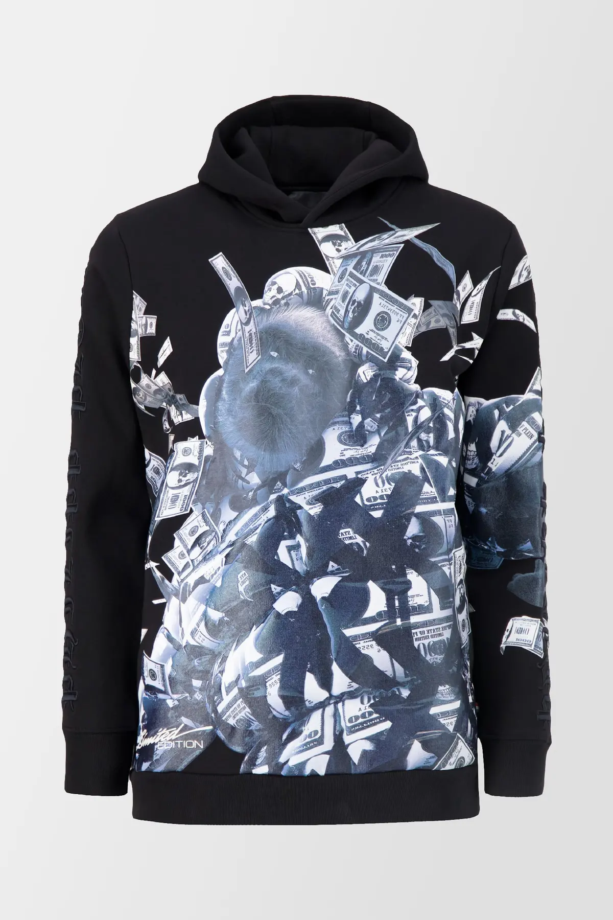 Philipp Plein Limited Black Dollar Hoodie 1