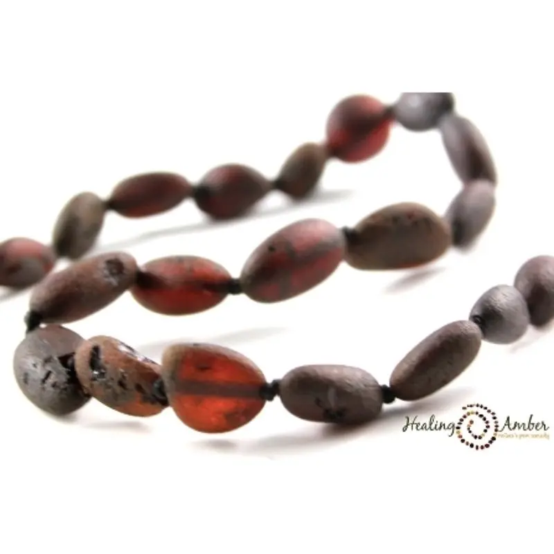 Baltic Amber Teething Necklace - 17.5 Inch 1