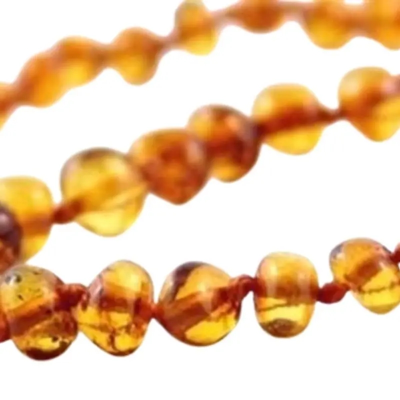 Baltic Amber Teething Necklace - 11 Inch 1