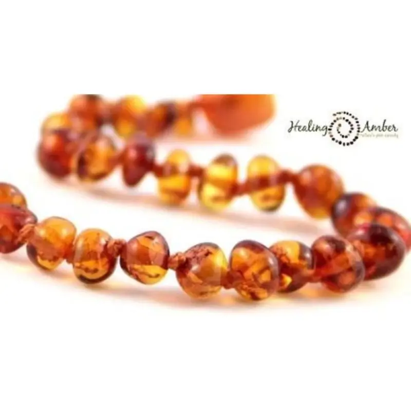 Baltic Amber Teething Necklace - 13 Inch 1