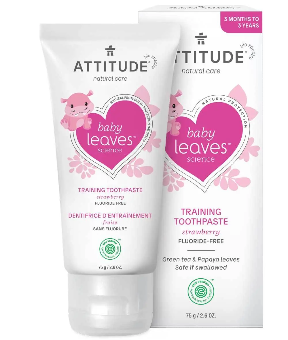 Fluoride Free Training Toothpaste - Strawberry 1