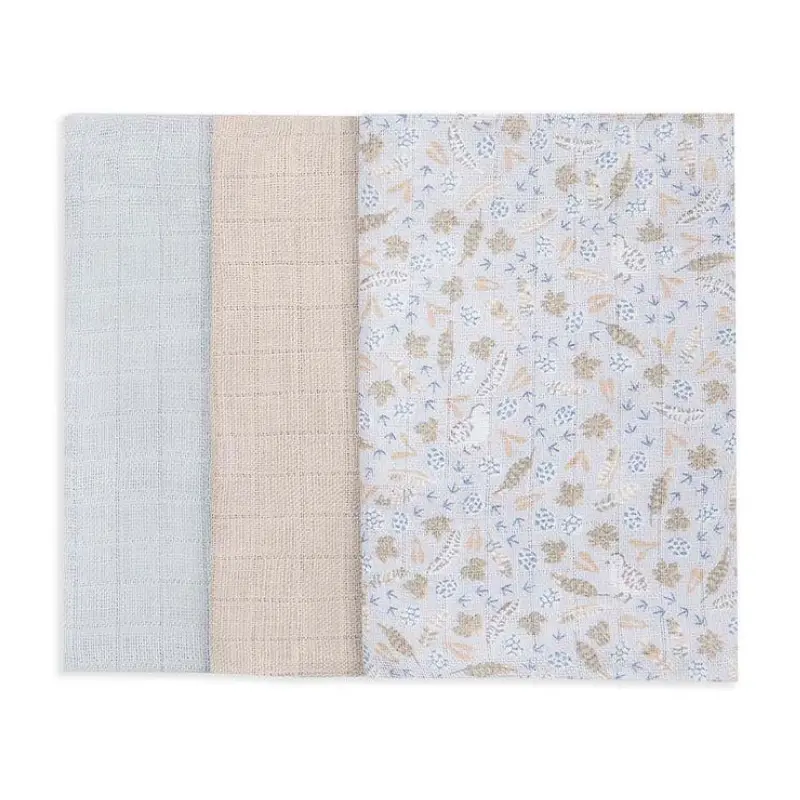 Organic Baby Muslin Squares 3 Pack 3
