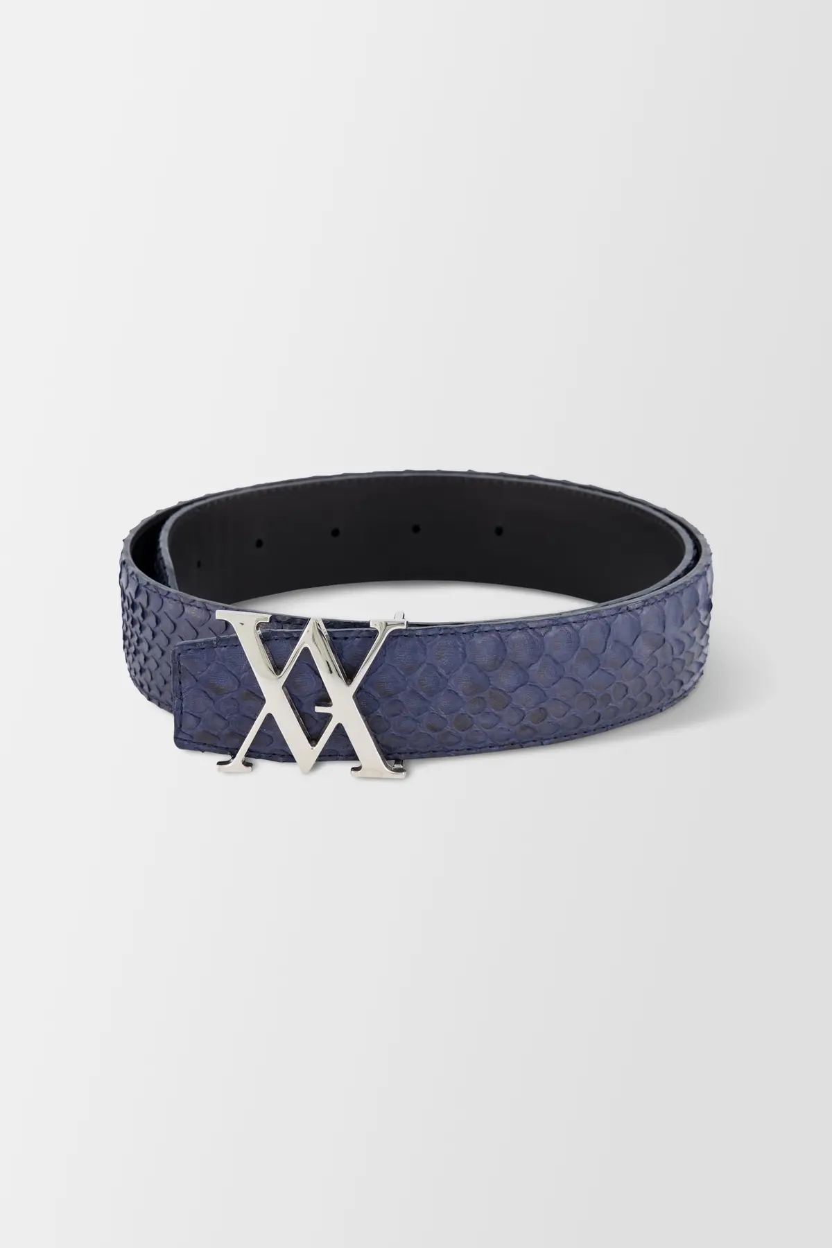 Artioli Blue Python Belt 1