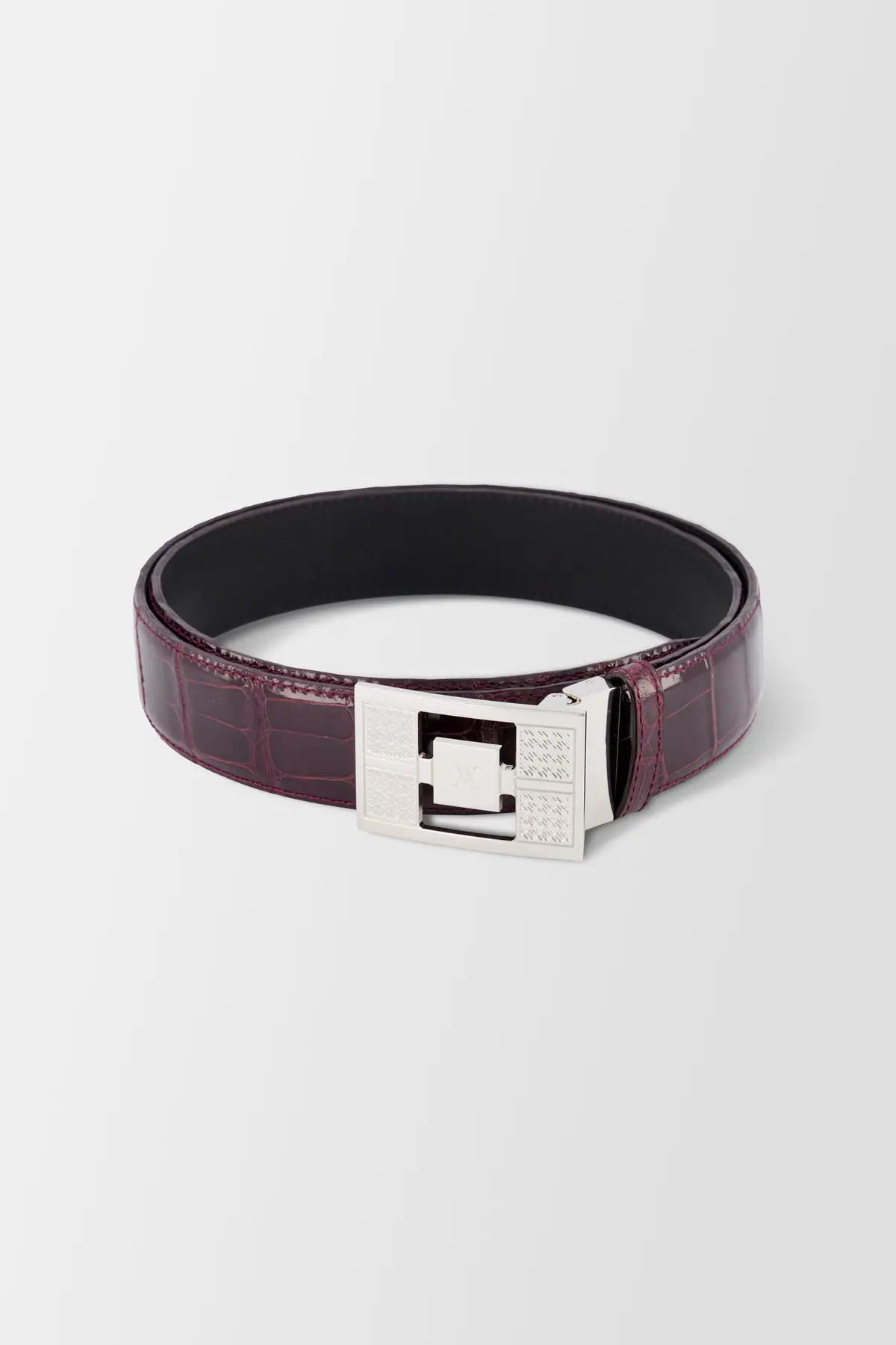 Artioli Bordeaux Alligator Belt 1