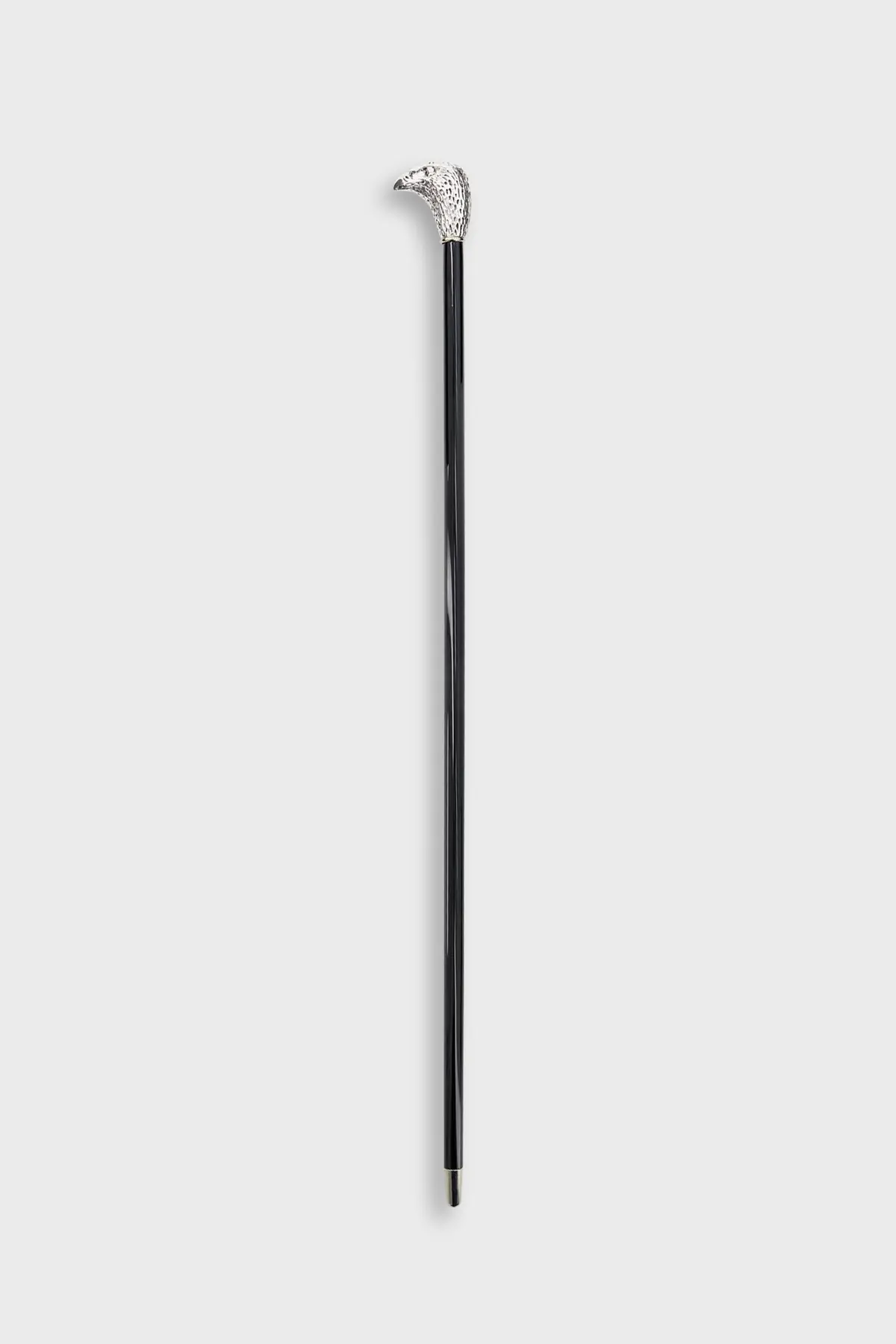 Pasotti Black/Silver Eagle Cane 1