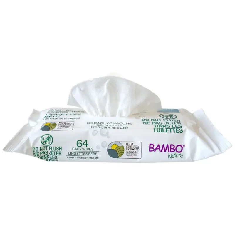 100% Biobased Baby Wet Wipes 1