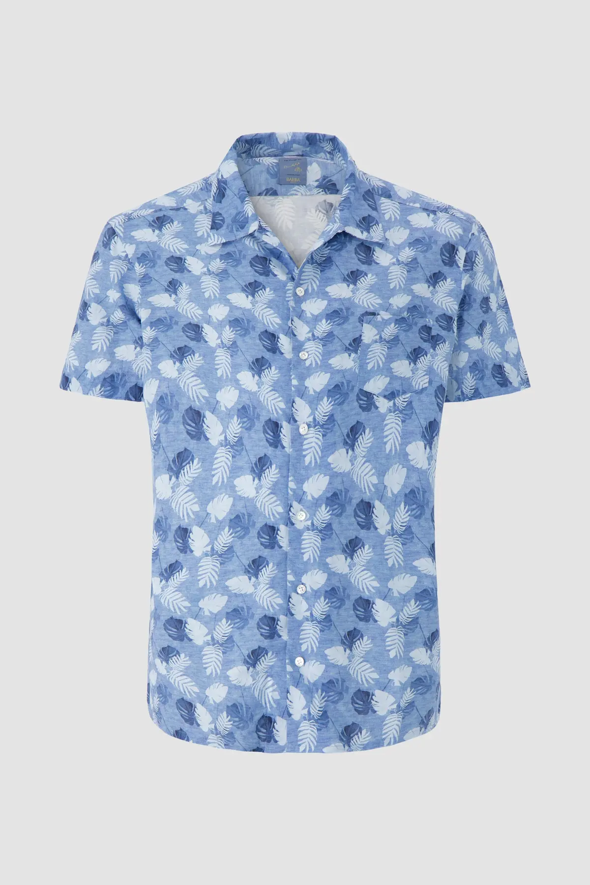 Barba Napoli Blue Shirt 1