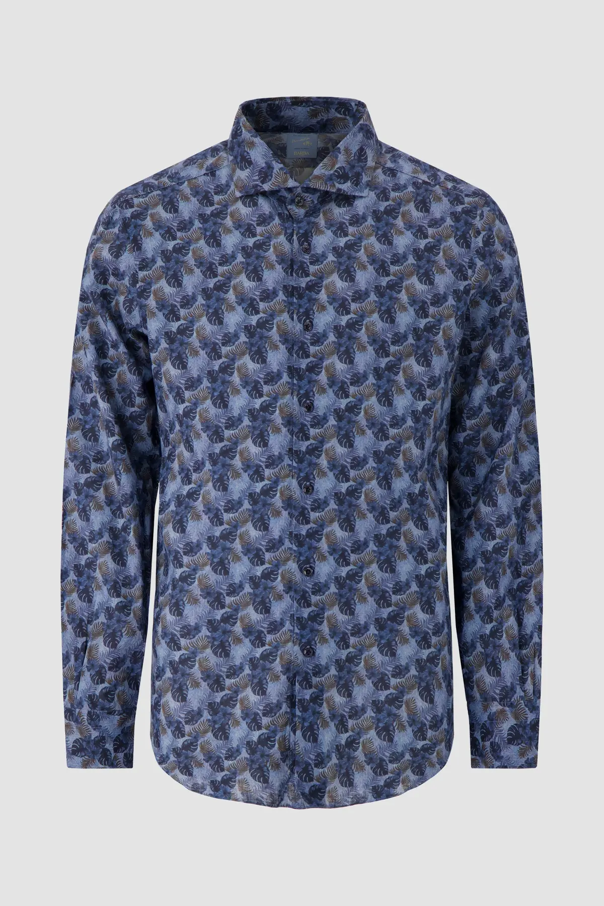 Barba Napoli Dark Blue Shirt 1
