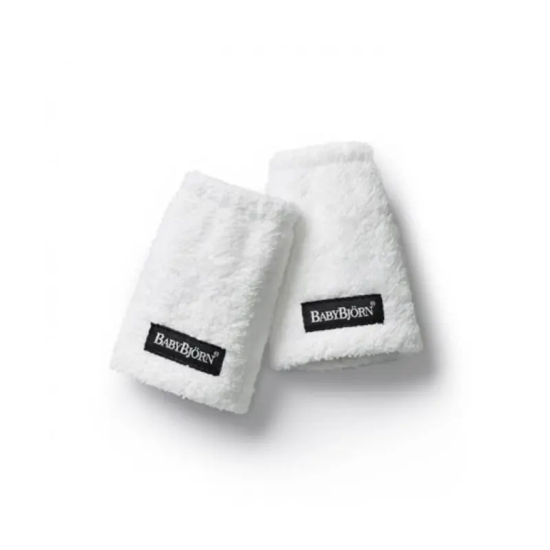 Baby Carrier Teething Pads (2 Pack) - White 1