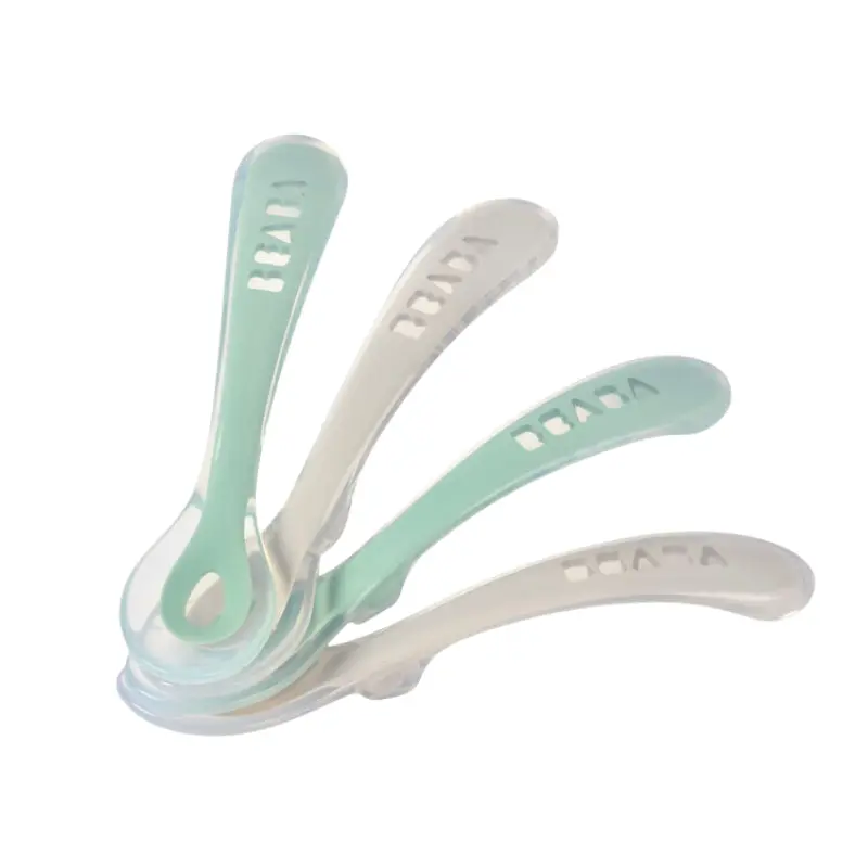 Second Stage Silicone Spoons - 4 Pack 1