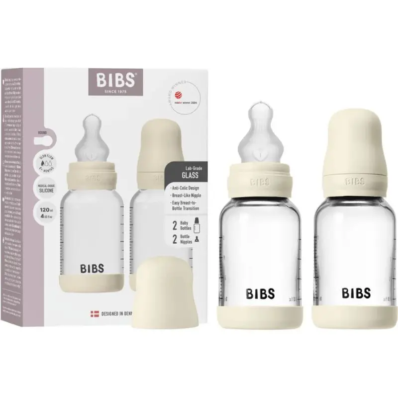 Glass Baby Bottle Set - 4Oz 3