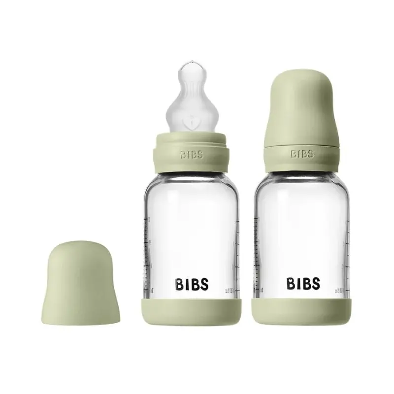 Glass Baby Bottle Set - 4Oz 3
