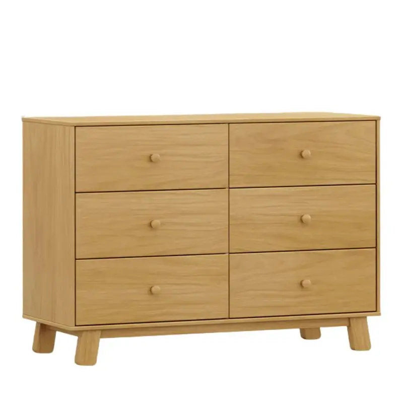 Hudson Modern 6-Drawer Assembled Double Dresser 2